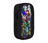 YINGD The Real Ghostbusters - Astuccio per bambini e adulti, in poliestere resistente, con 5 portapenne e organizer in rete (lavabile)