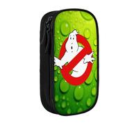 YINGD The Real Ghostbusters - Astuccio per utenti minimalisti, profilo sottile con 2 tasche con cerniera e passanti per penna (resistente all'acqua), Multicolore, Stile europeo e americano, retrò