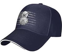 YINGD USAF Security Forces Cappello Baseball Cap Anatra Lingua Cappello Adulto Sandwich Cappello Nero, #179, Etichettalia unica