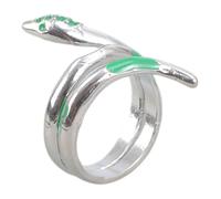 YINGhhh Anelli a serpente dallo stile scuro, accessorio per coloro che abbracciano gioielli eleganti e unici, alla moda, gotici, Misura unica, come descritto