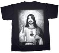 YINGLIAOO Dave Grohl The Saviour, Christ T-Shirt Black