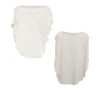 YINGLUOEU 2PCS Pelle di Daino per Auto Vera Pelle di Daino Naturale Moto Panni Asciugatura Auto Professionale per Pulizia Vetri Autos Panno