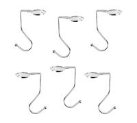 YINGLUOEU 6Pcs Gancio da Borsa Tavolo Gancio Borsa Cremagliera Metallo Camino Tavolo Ganci Per Decorazione Natalizia Camino Zainetto Borsa Regalo
