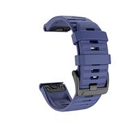 YINGO Cinturino a banda compatibile con Garmin Fenix 6 6x Pro Quick Compatibile con cinturino da 22 mm 26mm Fenix 5 5x Plus a rilascio rapido in silicone(Dark blue,26mm for Fenix6X 5X)