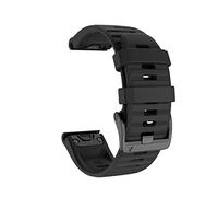 YINGO Cinturino a banda compatibile con Garmin Fenix 6 6x Pro Quick Compatibile con cinturino da 22 mm 26mm Fenix 5 5x Plus a rilascio rapido in silicone(Black,22mm for Fenix6 5)
