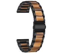 YINGO Lega da 22 mm 20 mm con cinturino in resina compatibile con Venu 2/1/Venu2 Plus/SQ/Vivoactive 4 3 cinturino in metallo cintura a più colori(Black Style5,For Vivoactive 4)