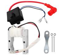Yingshop Bobina di accensione CDI ad alte prestazioni con bobina magnetica a 2 fili compatibile per motori a 2 tempi da 49 cc - 50 cc 60 cc 66 cc 70 cc 80 cc motore a 2 tempi bicicletta moto ATV Quad