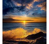 YINGXIN134 Puzzle per Adulti 2000 Pezzi Tramonto sul Mare 3X Durezza Materiale Jigsaw Puzzle 2000 pezzi-70x100 cm