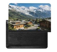 Yingxue Peak - Custodia per passaporto, in pelle, ultra sottile, per passaporto, accessorio da viaggio, accessorio indispensabile per passaporto