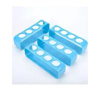 yingyingjia 2 set di provette con supporto in plastica trasparente, supporto for provette a 4 fori, supporto for provette Jumbo for laboratorio scientifico, supporto contagocce