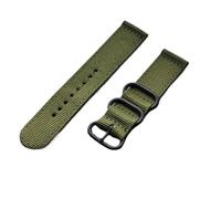 YingYou 20 22mm Sport cinturino in nylon cinturino compatibile con Garmin Forerunner 245 245M 645 Vivoactive 3 Music 4 braccialetto intelligente cinturino cinturino(Army green_For Forerunner 645)