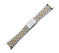 YingYou Acciaio inossidabile Banda for orologio curvo in acciaio inox 13 17 18 19 20 21 21 22 millimetri 5beads in metallo in metallo cinturino in metallo cinturino da polso Braccialetto Turtle fibbia