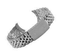 YingYou Acciaio inossidabile Banda for orologio curvo in acciaio inox 13 17 18 19 20 21 21 22 millimetri 5beads in metallo in metallo cinturino in metallo cinturino da polso Braccialetto Turtle fibbia