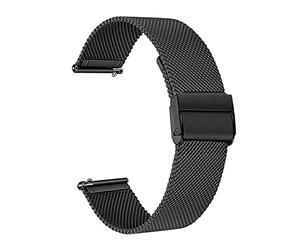 YingYou - Cinturino per orologio da polso in acciaio inox massiccio, 20 mm, compatibile con Galaxy Watch 42 mm/Active 40 mm/Gear S2 Classic/Gear Sport, 2 pezzi, Gear s3 Frontier, Metallo, Nessuna