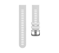 YingYou Cinturino sportivo in silicone stile ufficiale da 20 mm a sgancio rapido compatibile con cinturino da polso Garmin Forerunner 55 158 245 245M 645 cinturino(White,For Forerunner 55)