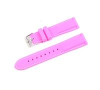 YingYou Guarda Band 18mm 20mm 22mm 24mm in silicone Sport di gomma in silicone adatto for Zwart Bay Khaki Braccialetto da donna Bracciale da donna con cinturino da donna(Rose red-Silver,18mm)