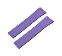 YingYou New FKM Watch Strap With Quick-release Butterfly Gold Buckle. Compatible With 16mm, 18mm, 19mm, 20mm, 21mm, And 22mm CTS Rubber Watch Strap Cutting Sizes.(Purple1 No Buckle,22mmx18mm)