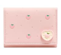 YINHEXI Portafoglio da donna, con blocco RFID, piccolo e compatto, in pelle PU, con porta carte di credito, mini borsetta da donna con tasca per monete, Rosa pesca., Twee