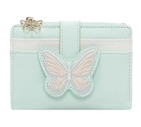 YINHEXI Portafoglio da donna, portafoglio da donna, piccolo portafoglio bifold con blocco RFID, grazioso portafoglio da tasca in pelle per donne, ragazze, mini borsa corta da donna, Verde menta-2,