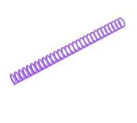 Yinhing 10 Pacchetti di Rilegatura in Plastica di Combinazioni, Spine di Rilegatura in Plastica, capacità di 150 Fogli, Raccoglitore di Pettine 19 Mm 30 Anelli, con Dimensioni di Carta (PURPLE)