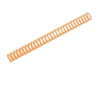 Yinhing 10 Pacchetti di Rilegatura in Plastica di Combinazioni, Spine di Rilegatura in Plastica, capacità di 150 Fogli, Raccoglitore di Pettine 19 Mm 30 Anelli, con Dimensioni di Carta (ORANGE)