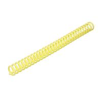 Yinhing 10 Pacchetti di Rilegatura in Plastica per Combinazioni, Spine Vincolanti, capacità di 150 Fogli, Aggiungendo un Raccoglitore di Pettine 19 Mm 30 Anelli, con Dimensioni di Carta (YELLOW)