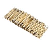 Yinhing 100 Pezzi P75 B1 Sonde di Prova a Molla Pin a Molla Pin Contatti Carichi a Molla per Test PCB con Formaggio in Oro a Forma di Cono Sostituzione