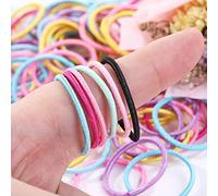 Yinhing 100PCS Elastic Hair Ties No Metal Colorful High Stretch Ponytail | Confezione 100 elastici per capelli senza metallo, elastici ad alta elasticità per bambini e donne, supporti per coda di