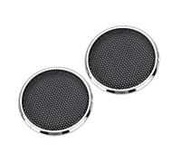Yinhing 2 Coperture per Altoparlanti in Rete d'acciaio da 2 Pezzi, Griglie Protettive Decorative per Altoparlanti Ed Eleganti Accessori per Griglie per