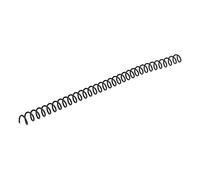 Yinhing 20 Bobine di Legame a Spirale in Plastica, Legante a Spirale, Pettine della Colonna Vertebrale Grande 30 Fori, 30 Spine di Legame a Spirale in Foglio, Diametro di 11 Mm (BLACK)