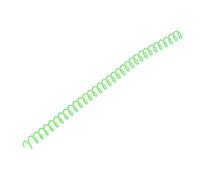 Yinhing 20 Bobine di Legame a Spirale in Plastica, Legante a Spirale, Pettine della Colonna Vertebrale Grande 30 Fori, 30 Spine di Legame a Spirale in Foglio, Diametro di 11 Mm (GREEN)