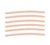 Yinhing 20 Bobine di Legame a Spirale in Plastica, Legante a Spirale, Pettine della Colonna Vertebrale Grande 30 Fori, 30 Spine di Legame a Spirale in Foglio, Diametro di 13 Mm (ORANGE)