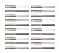 Yinhing 20 Pezzi per Affilare Le Frese, Kit di Strumenti per Affilare Le Lime Rotanti, Punte in Acciaio da 4 Mm per Prestazioni di Taglio e Lavorazione del Legno Efficienti (Silver #14)