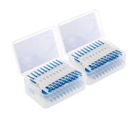 Yinhing 200 Pezzi Spazzolini Interdentali Stuzzicadenti in Silicone a Doppia estremità Plettri per Filo Interdentale con Spazzole in Silicone Morbido Ideali per gli Spazi Interdentali e il (400PCS)