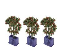 Yinhing 3 Piante in Miniatura per Casa delle Bambole con Albero da Frutto Artificiale Realistico per: Decorazione della Casa delle Bambole in Scala 12 Vivaci Miglioramenti per la Decorazione della