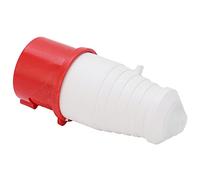 Yinhing 3 Spina di Potto, 3 Plug Sostituzione con un Punteggio di Tensione di 380-415 V e una Corrente Massima di 16A ABS Adattatore a Spina Ad Angolo Retto in Ottone per Tutta la Tua Elettrica