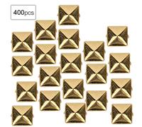 Yinhing 400 Set 4 Mm 7 Mm Rivetti a Punta per Lavorazione in Pelle Fai da Te Borchie a Punta per Borse, Scarpe e Accessori per Cinture in Finitura Bronzo per Personalizzazione Artigianale e Progetti