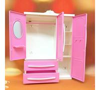 Yinhing Abbigliamento per Armadio per Bambole da Principessa, Ornamento per Guardaroba per Casa delle Bambole, Pc (PINK)