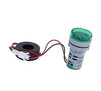 Yinhing AD16 22DSA Misuratore di Corrente Digitale Indicatore Amperometro CA Lampada Display Luminoso e Leggibile Design Ignifugo (GREEN)