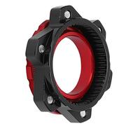 Yinhing Adattatore del Freno a Disco, Adattatore di Blocco Centrale per dell'assale in Lega di Alluminio Centerlock a 6 Bulloni Blocco Freno Attraverso Il dell'asse (Rosso)