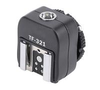 Yinhing Adattatore per Slitta a Contatto Caldo TF 321 con Porta PC Versatile Supporto per Flash a Slitta per Flash Serie El per Fotografia in Studio e in Esterni Garantisce l'attivazione e le