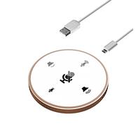 Yinhing Altoparlante e Microfono per Conferenze, Y02 USB Plug and Play Microfono per Laptop Microfono Omnidirezionale a Condensatore Microfono per PC per la Registrazione di (GOLD)