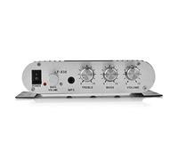 Yinhing Amplificatore per Amplificatore Midrange Mi 838 HiFi 2. per Bassi Stereo di Potenza per Casa Auto Digitale Compatto qualità Superiore Design Aerodinamico (BLACK)