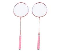 Yinhing Badminton Set, Racchetta da Tennis Professionale in Lega di Ferro Separato Raccolto Badminton Rackets Racket Pink Principianti Allenamento per Studenti