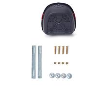 Yinhing Bauletto Posteriore per Moto Bauletto per Casco Custodia per Bagagli di Grande capacità Soluzione per Bagagli Elettrici Elegante Design Rosso Spazioso di Grandi Dimensioni per le Tue