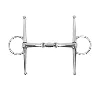 Yinhing Bit da 135 Mm per Cavalli, Boccia di Cavallo in Acciaio Inossidabile, Snaffle di Guancia per Cavalli per Coltivazione All'aperto, Boccone per Cavalli