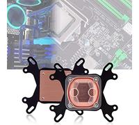 Yinhing Blocco di Raffreddamento CPU Ad Alte Prestazioni per Dissipatore a Liquido con Base in Rame da 50 Mm, Copertura Trasparente, Efficiente Dissipazione del Calore, Protegge il PC Dal