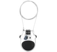 Yinhing Blocco Passeggino, Serratura Sci a Forma di Mucca ABS Cavo Ski Cavo per la Carrozzina, Bagaglio (SILVER)