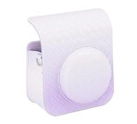 Yinhing Borsa per Fotocamera Custodia Protettiva Morbida in Pelle PU Resistente Alla Pioggia con Tracolla per 12 Persone Design Elegante per gli Appassionati di Fotografia (Viola)