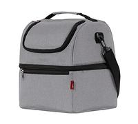 Yinhing Borsa per il Pranzo Isolata Sul Ponte - Borsa Frigo per il Pranzo a Tenuta Stagna con Tracolla per Uomini e Donne per Picnic in Campeggio all'aperto e Avventure in Spiaggia (GREY)